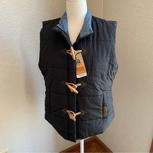 NWT | Legendacy Whitetails | Navy quilted puffy vest | Sz L